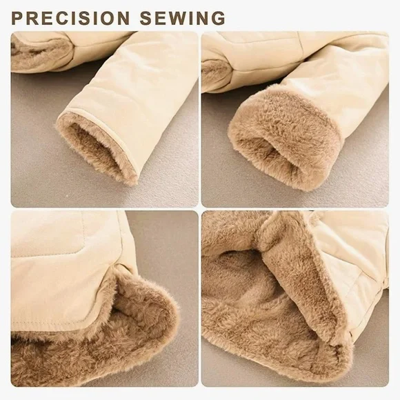 Ninky Nonk || Toddler Warm Winter Faux Fur Lined Jacket - Picture 8 of 10